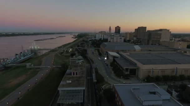 Vídeo Aéreo Baton Rouge Louisiana — Vídeos de Stock