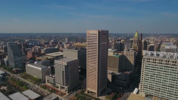 Vídeo Aéreo Baltimore Maryland — Vídeo de Stock