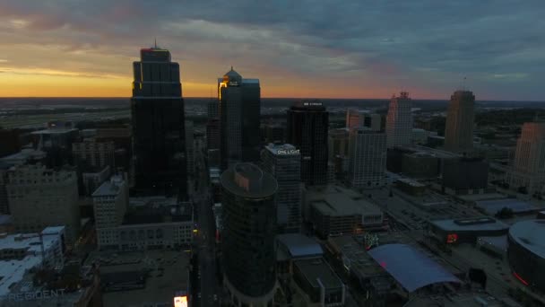 Luftbild Von Kansas City Missouri — Stockvideo