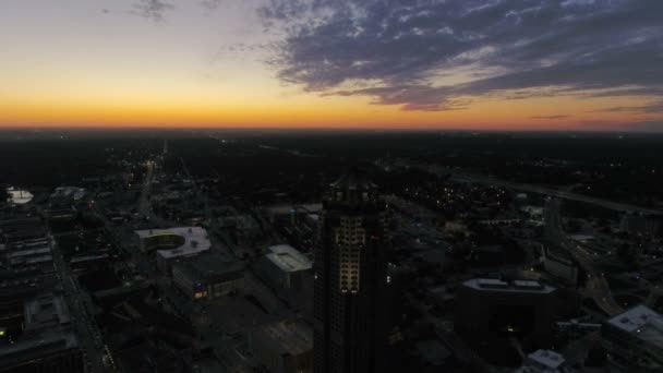 Vídeo Aéreo Cidade Des Moines Iowa — Vídeo de Stock