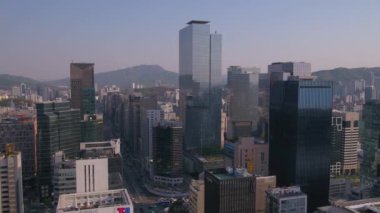 İlçesinde Gangnam Seoul güneşli bir hava video