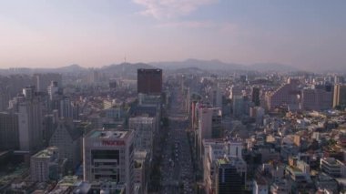 İlçesinde Gangnam Seoul güneşli bir hava video