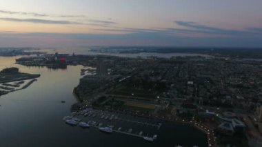 Maryland Baltimore hava video.