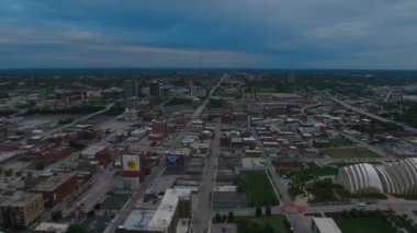 Kansas City 'nin Missouri' deki hava görüntüleri.