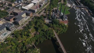 Minneapolis Minnesota hava video.