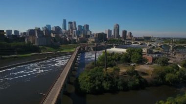 Minneapolis Minnesota hava video.