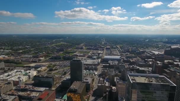 Indianapolis Indiana Légi Videó — Stock videók