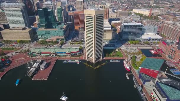 Aerial Video Baltimore Maryland — Stock Video