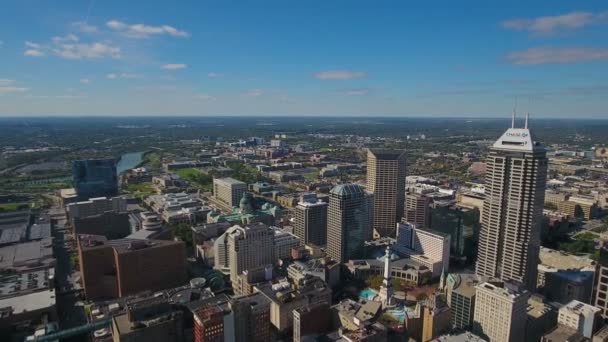 Aerial Video Indianapolis Indiana — Stock Video