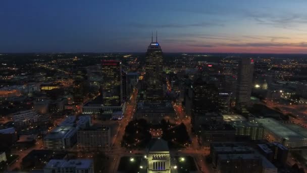 Aerial Video Indianapolis Indiana — Stock Video