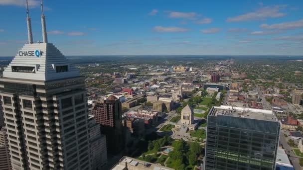 Aerial Video Indianapolis Indiana — Stock Video