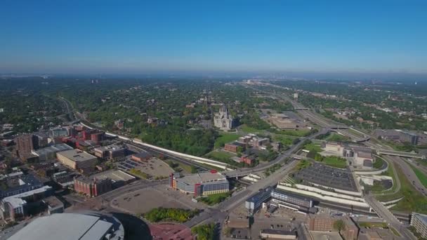 Luftbild Von Saint Paul Minnesota — Stockvideo