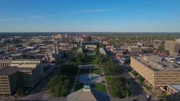 Indianapolis Indiana Légi Videó — Stock videók