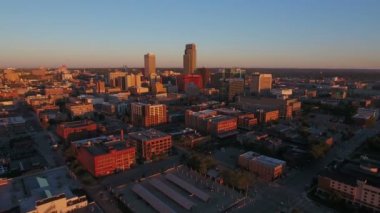 Omaha Nebraska'nın hava video