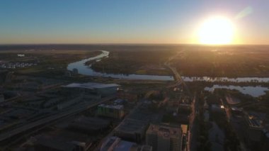 Omaha Nebraska'nın hava video