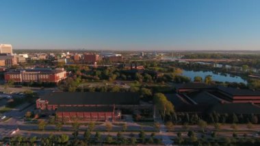 Omaha Nebraska'nın hava video