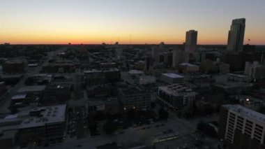 Omaha Nebraska'nın hava video