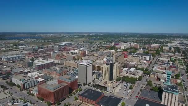 Vidéo Aérienne Lincoln Dans Nebraska Pendant Journée — Video