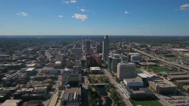 Omaha Nebraska Nın Hava Video — Stok video