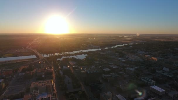 Vídeo Aéreo Omaha Nebraska — Vídeos de Stock