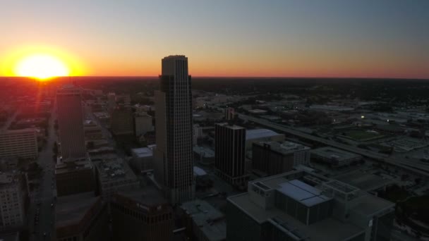 Aerial Video Omaha Nebraska — Stockvideo