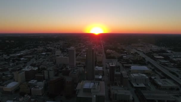 Vídeo Aéreo Omaha Nebraska — Vídeos de Stock