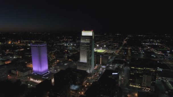 Vídeo Aéreo Omaha Nebraska — Vídeos de Stock