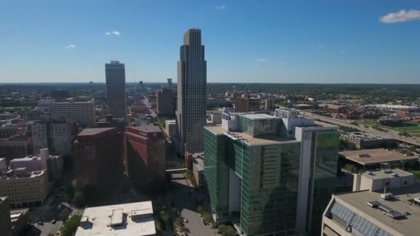 Vídeo Aéreo Omaha Nebraska — Vídeo de Stock