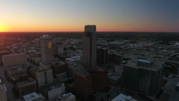 Aerial Video Omaha Nebraska — Stockvideo