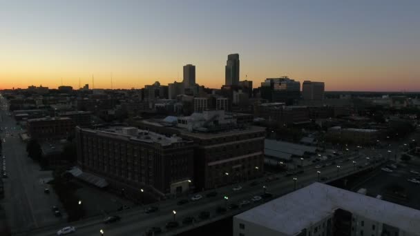 Luftbild Von Omaha Nebraska — Stockvideo