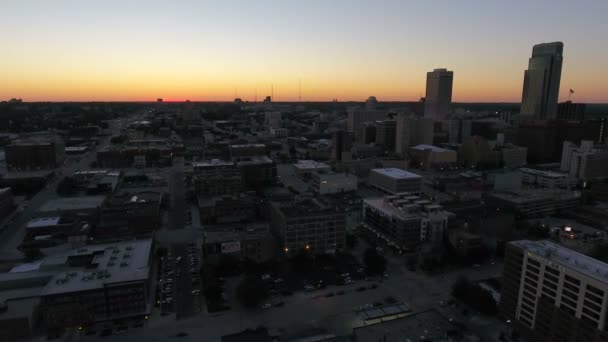 Aerial Video Omaha Nebraska — Stock Video