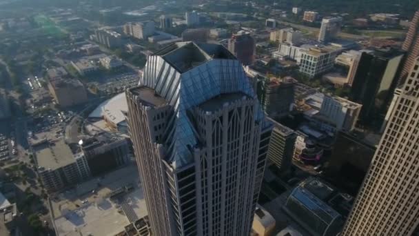Luftbild Von Charlotte Norden Carolina — Stockvideo