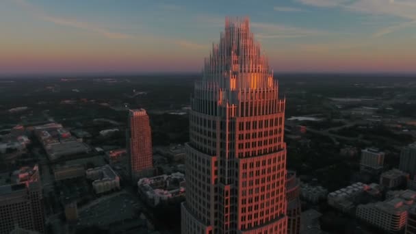 Aerial Video Charlotte North Carolina — Stockvideo