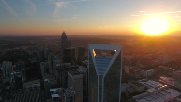 Aerial Video Charlotte North Carolina — Stock Video
