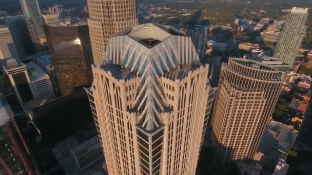 Aerial Video Charlotte North Carolina — Stockvideo