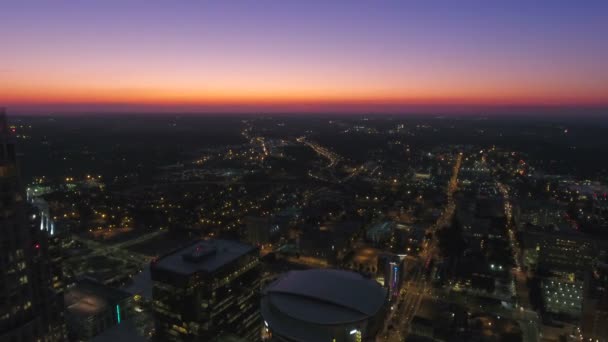 Video Aereo Charlotte Nella Carolina Del Nord — Video Stock