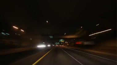 Gece Portland şehir hava video