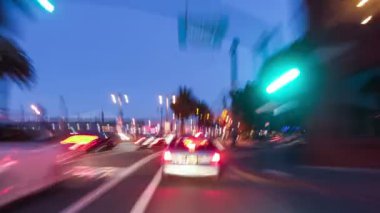 Zaman atlamalı San Francisco Kaliforniya'sürüş. 