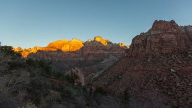 Zaman atlamalı Zion National Park.
