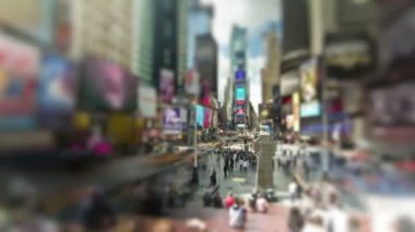 Zaman atlamalı, Times Square New York City.