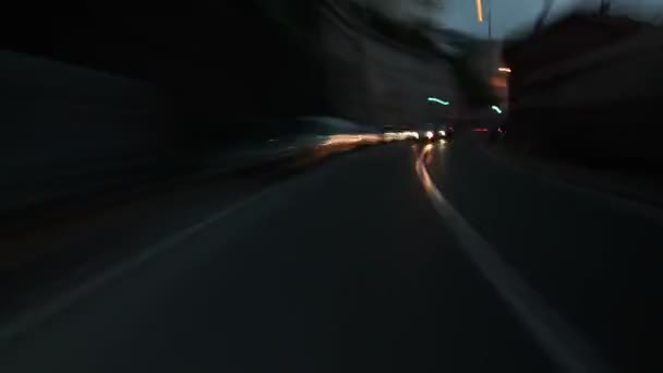 Time Lapse Conducción Mónaco Francia — Vídeos de Stock