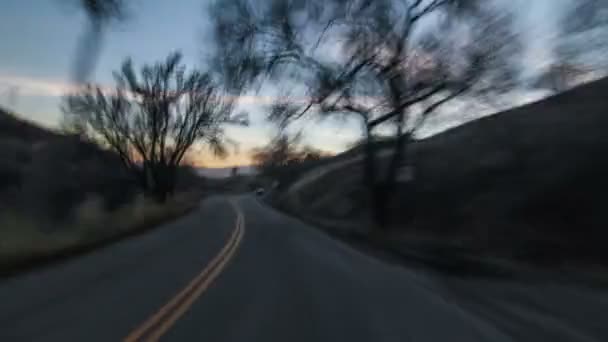 Tempo Condução Lapso Zona Rural Utah — Vídeo de Stock