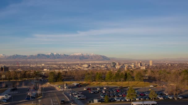 Tempo Salt Lake City Utah — Vídeo de Stock