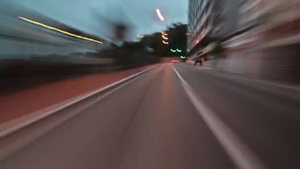 Time Lapse Van Rijbewijs Monaco Frankrijk — Stockvideo