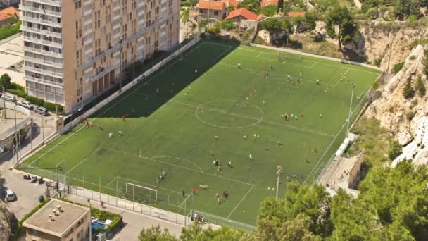 Time Lapse Campo Calcio Marsiglia — Video Stock