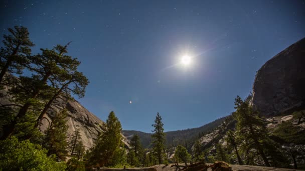 Time Lapse Nel Parco Nazionale Dello Yosemite — Video Stock