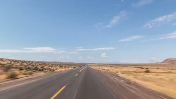 Tiempo Conducción Desierto Oregón — Vídeo de stock