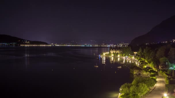 Time Lapse Lake France — Stock Video