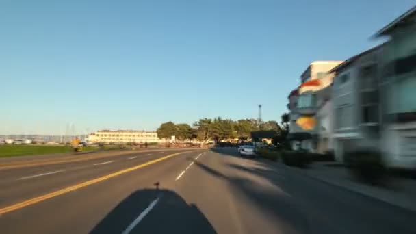 在旧金山加利福尼亚的驾驶时间失效 — 图库视频影像