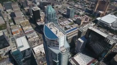 Austin Texas şehrin havadan video